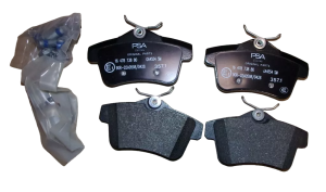 Klocki Hamulcowe Tył Citroen Peugeot 1647873880 Nowy Oryginał OE