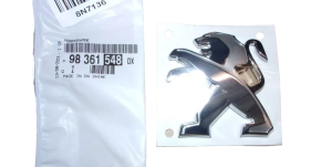 Emblemat Peugeot 508 II Tył 98361548DX Nowy Oryginał OE 