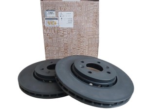 TARCZE HAMULCOWE PRZÓD RENAULT 402068053R  ORYGINAŁ