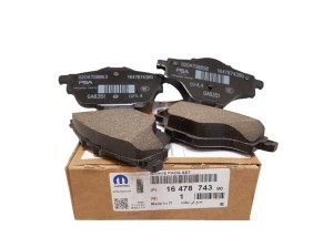 Klocki Hamulcowe Tył Citroen Peugeot 1647874380 Nowy Oryginał OE