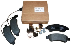 Klocki Hamulcowe Tył Citroen Jumper III 1614412180 Nowy Oryginał OE
