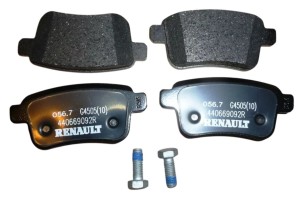 Klocki Hamulcowe Tył Renault Kangoo II 440604876R Nowy Oryginał OE
