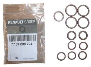Komplet Uszczelek Układu Chłodzenia Renault Megane II 7701208724 Nowy Oryginał OE