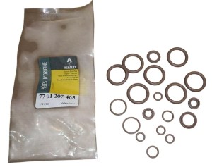 Uszczelki Układu Klimatyzacji Renault 7701207465 Nowy Oryginał OE