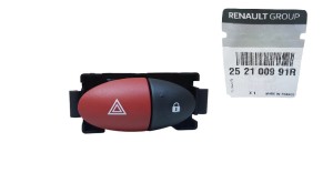Włącznik Świateł Awaryjnych Renault Master III 252100991R Nowy Oryginał OE
