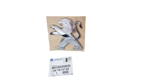 Emblemat Przód 9673874780 Peugeot 208 Nowy Oryginał OE