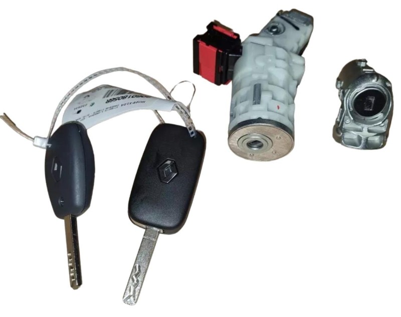 Stacyjka + 2 Kluczyki + Wkładki Renault 7701209235