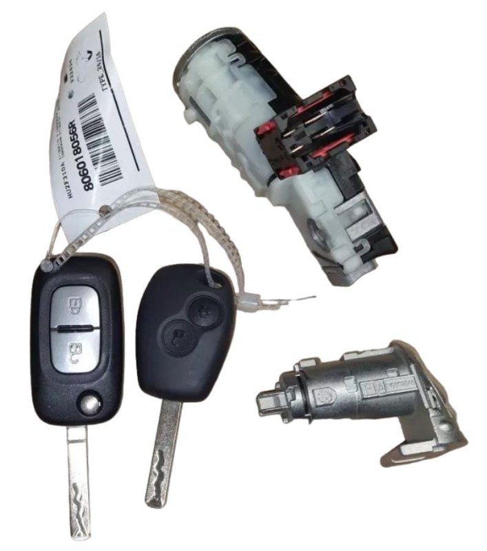 Stacyjka + 2 Kluczyki + Wkładki Renault 7701209235 IDEALPARTS.PL