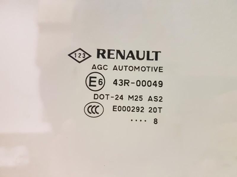 Szyba Prawy Przód Renault Laguna III 2008r Oryginał OE